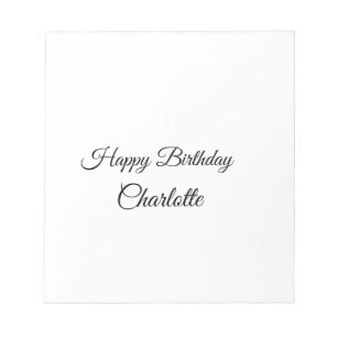 BLOC-NOTE PETIT ANNIVERSAIRE DE CUTIE