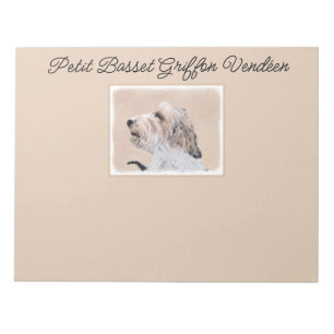 Bloc-note Petit Basset Griffon Vendéen Peinture - Art de Chi