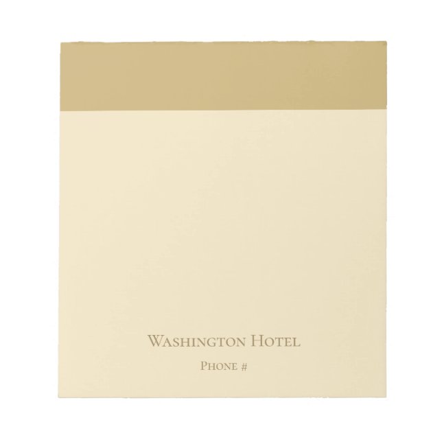Bloc-note Petit cahier élégant doré (Devant)