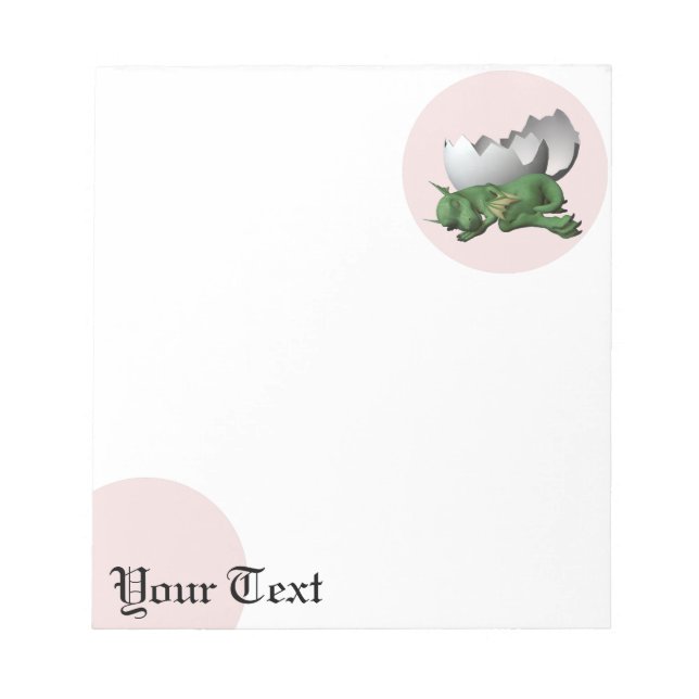 Bloc-note Petit dragon (Devant)