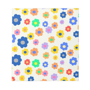 Bloc-note Petit Motif indépendant coloré Y2K