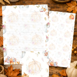 Bloc-note Petit papier d'automne pour notes et listes