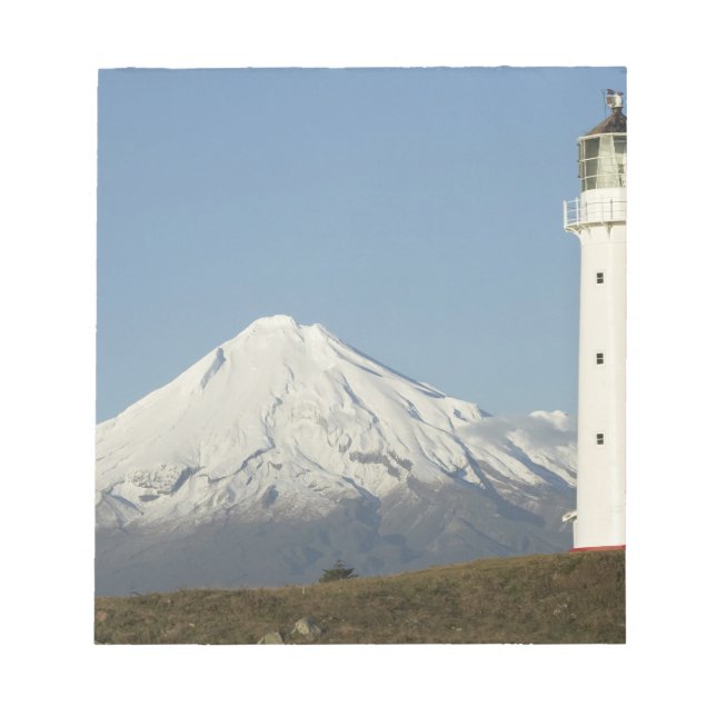 Bloc-note Phare du cap Egmont et mont Taranaki / Mt (Devant)