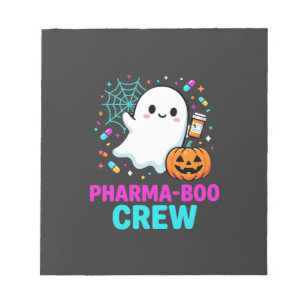 Bloc-note Pharmacien Halloween Pharma-Boo Crew Conception de