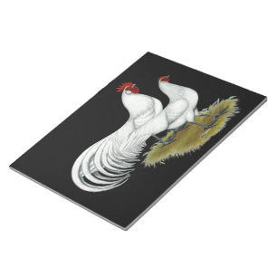 Bloc-note Phoenix : Paire blanche