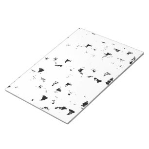 Bloc-note photo en noir et blanc de gouttes de pluie