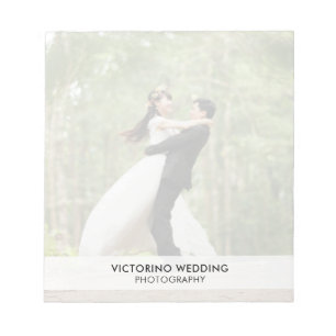 Bloc-note Photographe moderne Photo simple élégante