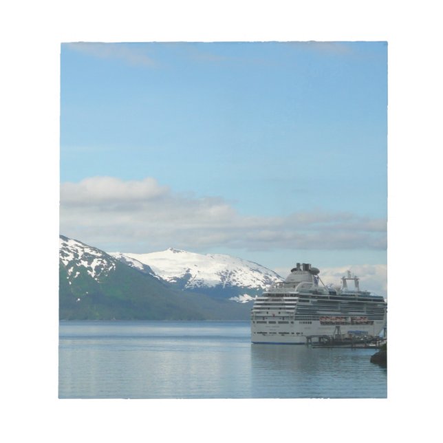 Bloc-note Photographie de voyage de croisière en Alaska (Devant)