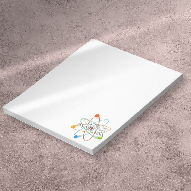 Bloc-note PHYSIQUE. C'EST LA LOI Amusante Science (PHYSICS IT'S THE LAW Funnny Science Quote Notepad)