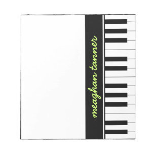 Bloc-note Piano personnalisé