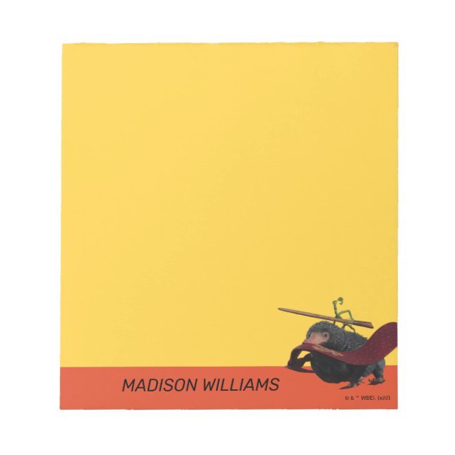 Bloc-note Pickett & Teddy avec baguette et Cravate (Devant)