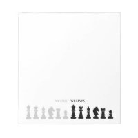 Pièce d'échecs personnalisée noir blanc