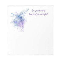 Pièce originale de libellule d'aquarelle en bleu m