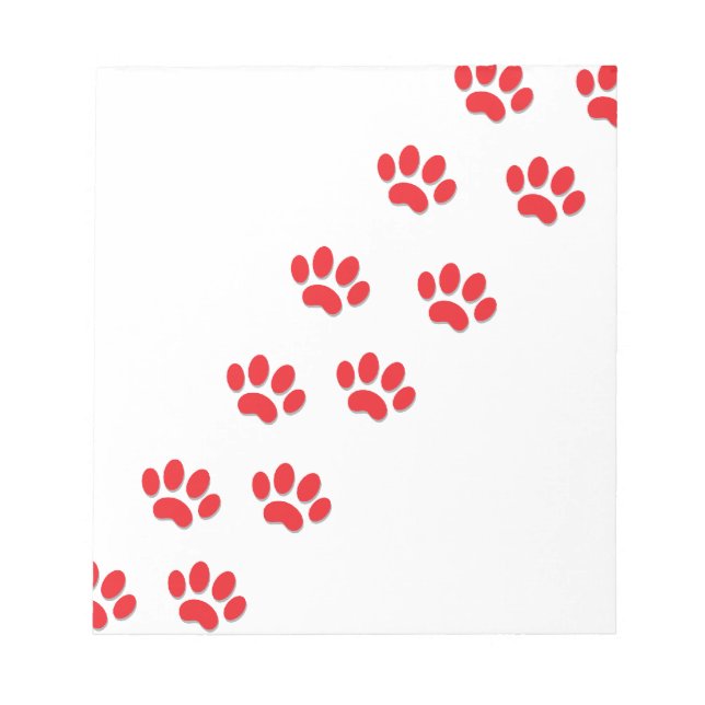 Bloc-note Pieds de pattes de chat (Devant)