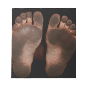 BLOC-NOTE PIEDS SABLES