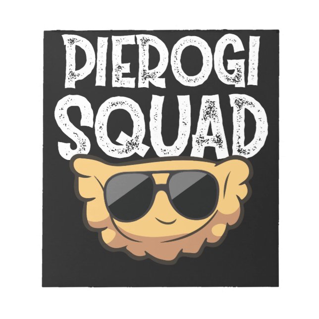 Bloc-note Pierogi Squad Polish Food Poland Funny (Devant)