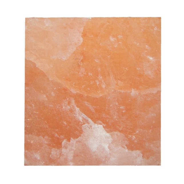 Bloc-note Pierre orange de sel (Devant)
