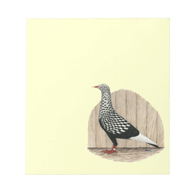 Bloc-note Pigeon volant de vol de larve (Devant)