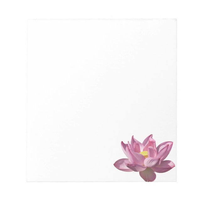 Bloc-note Pink Lotus Flower IV (Devant)