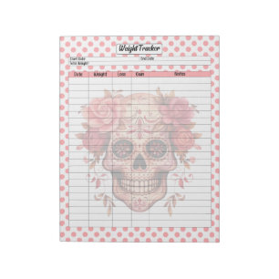 Bloc-note Pink Sugar Skull Tracker