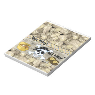 Bloc-note Pirate Birthday Candy Bar Wrapper Party Favoriser