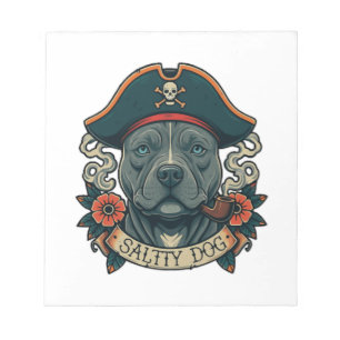 Bloc-note Pitbull Salty Dog