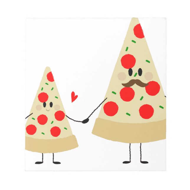 Bloc-note pizza fête des pères (Devant)