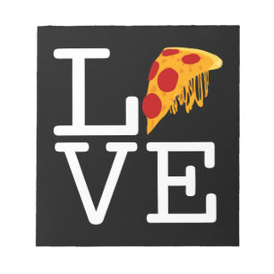 Bloc-note Pizza Slice Love