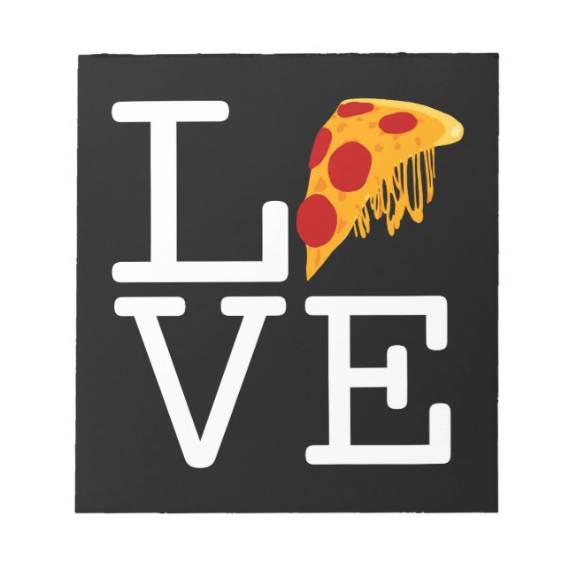 Bloc-note Pizza Slice Love (Devant)