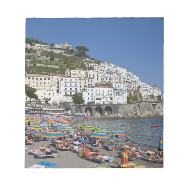 Bloc-note Plage à Amalfi, Campanie, Italie (Devant)
