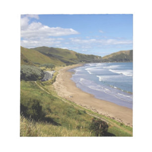 Bloc-note Plage de Makorori près de Gisborne, Eastland, Nouv