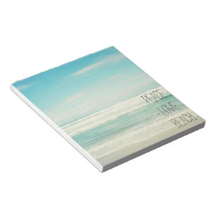 Bloc-note Plage Peace Love