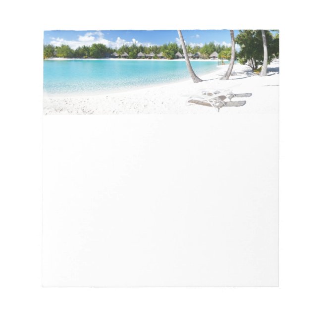 Bloc-note Plage tropicale (Devant)