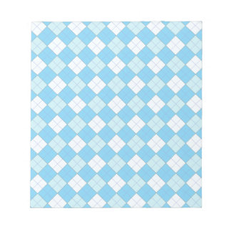 Bloc-note Plaid bleu
