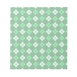 Bloc-note Plaid vert