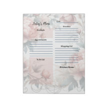 Plan quotidien Dusty Peony Floral Design