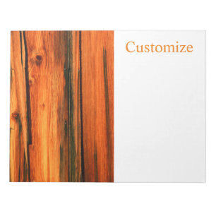 Bloc-note planches de grange brunes Thunder_Cove