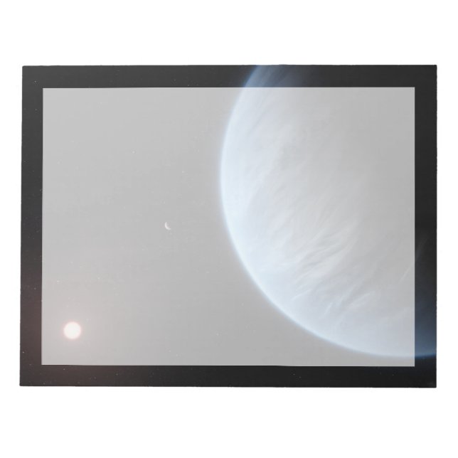 Bloc-note Planète K2-18b, Étoile Hôte Et Planète Accompagnan (Devant)