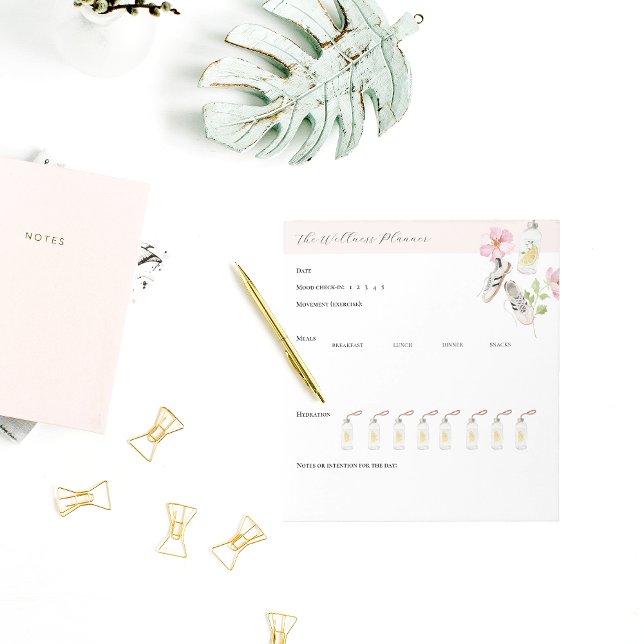 Bloc-note Planificateur de bien-être quotidien avec suivi de (Créateur téléchargé)