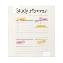 Planificateur d'étude minimal avec horaire horaire