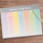 Bloc-note Planificateur hebdomadaire minimal moderne avec no<br><div class="desc">Ajoutez votre propre titre et faites-le vous-même !</div>