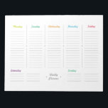 Bloc-note Planificateur hebdomadaire rétro simple<br><div class="desc">Ce planificateur hebdomadaire a de l'espace pour écrire vos tâches du lundi au dimanche. C'est un planificateur simple et minimaliste avec des éléments rétro comme les étoiles,  les lignes et le type de police. Vous pouvez également l'utiliser comme liste d'achat ou pour l'école ! Egalement disponible :</div>