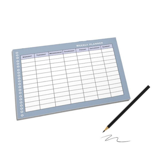 Bloc-note Planificateur hebdomadaire simple  (Créateur téléchargé)