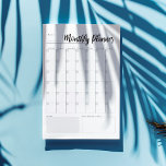 Bloc-note Planificateur mensuel<br><div class="desc">Il vous suffit de remplir les détails du mois au début de chaque mois de ce calendrier mensuel perpétuel.</div>