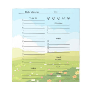 Bloc-note Planificateur quotidien