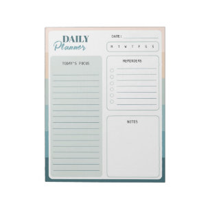 Bloc-note Planificateur quotidien Coastal Stripes