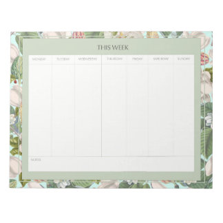 Bloc-note Planner semanal Magnolias