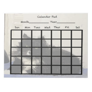 Bloc-note Plaque de calendrier