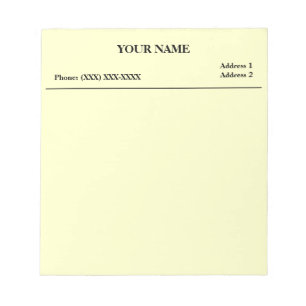 Bloc-note Plaque de mémo clinique (blanc)