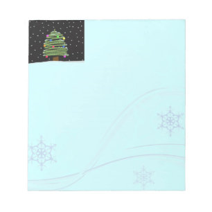 Bloc-note Plaque de mémo de l'arbre de Noël